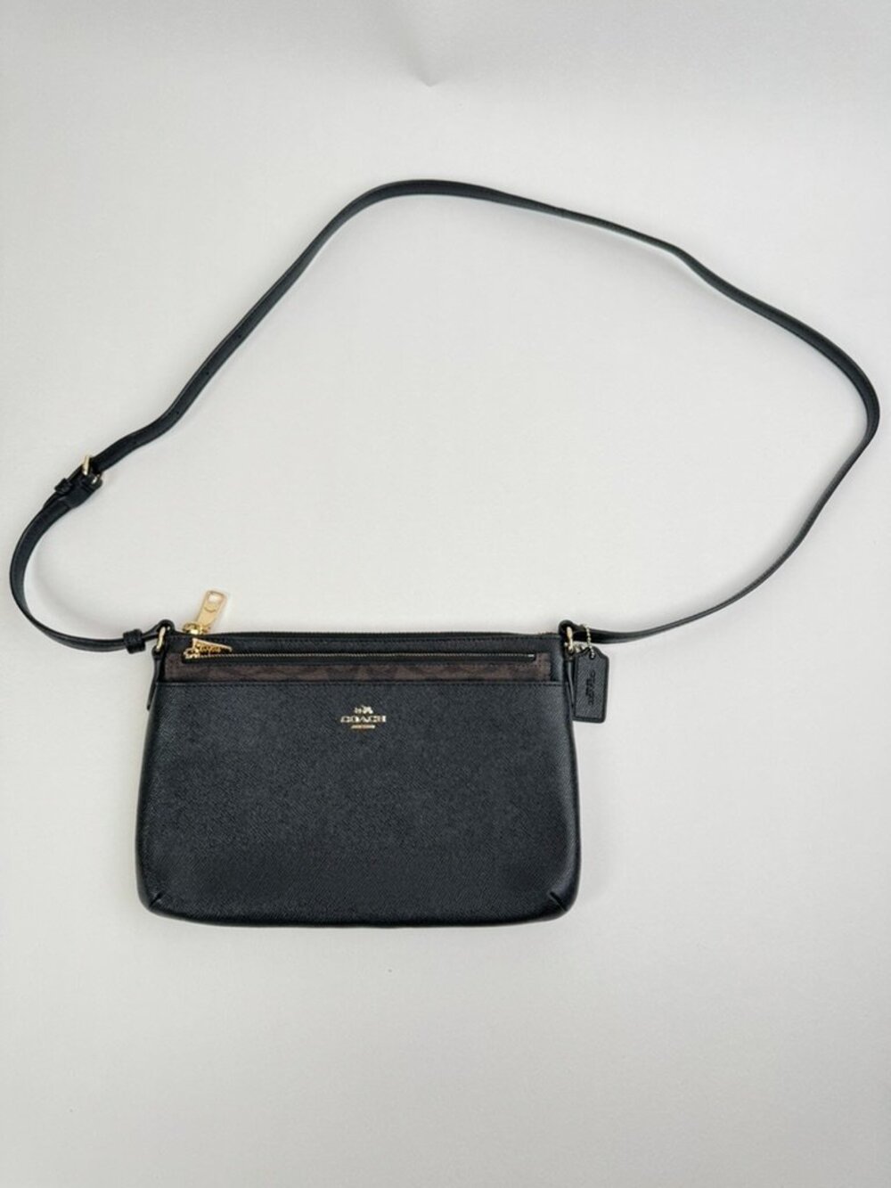 Coach Signature East/West Pop-Up Crossbody